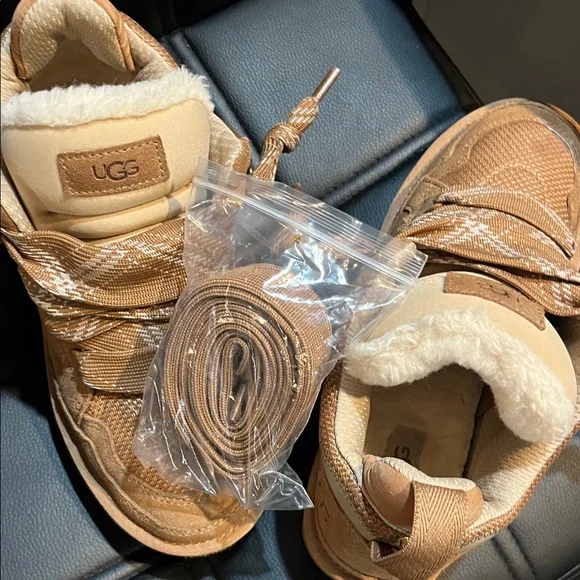 UGG Brown Sneakers with Plush Lining - Picture 3 of 4